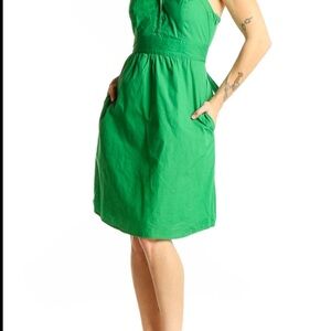 Maeve Vibrant Green Mini Dress